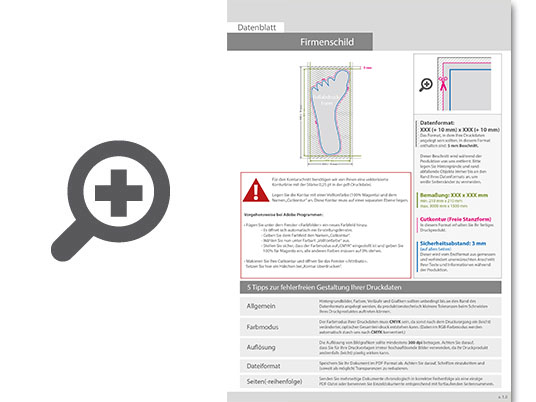 Product Bild firmenschild_in_fu__abdruck-form_konturgefr__st__einseitig_4_0-farbig_bedruckt